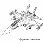 MiG-29 Fulcrum Jet Coloring Pages for Enthusiasts 4