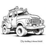 Mighty Heavy Duty Tow Truck Coloring Pages 2