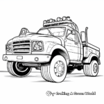 Mighty Heavy Duty Tow Truck Coloring Pages 3