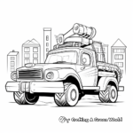 Mighty Heavy Duty Tow Truck Coloring Pages 4