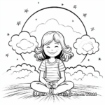 Mindful Meditation Positive Affirmation Coloring Pages 3