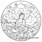 Mindful Zen Coloring Pages for Relaxation 4