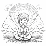 Mindfulness Meditation Coloring Sheets 3
