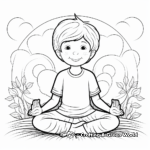 Mindfulness Meditation Coloring Sheets 4