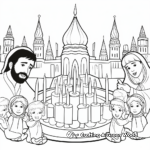 Miracle of Hanukkah Story Coloring Pages 3
