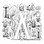 Mix and Match Alphabet Coloring Pages 2