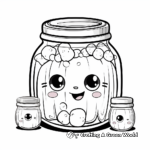 Mix Fruit Jelly Jar Coloring Pages 3