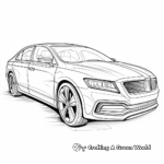 Modern Electric Car Coloring Sheets 1