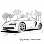 Modern Electric Car Coloring Sheets 4