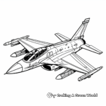 Modern Fighter Jet Coloring Pages 4