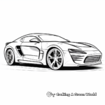 Modern Sports Car Coloring Pages 3