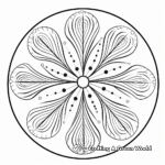 Monochrome Detailed Sand Dollar Coloring Pages for Advanced Colorists 3