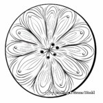 Monochrome Detailed Sand Dollar Coloring Pages for Advanced Colorists 4