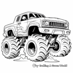 Monster Truck Coloring Pages for Adults 2