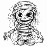Morbid Mummy Halloween Coloring Pages 2