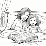 Mother’s Day Breakfast in Bed Coloring Pages 3