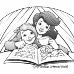 Mother’s Day Breakfast in Bed Coloring Pages 4
