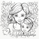 Mother’s Day Coloring Pages with Inspirational Quotes 4