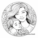 Motherhood Quotes Coloring Pages for Mothers Day 3