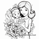 Mothers Day Coloring Pages for Preschool 1
