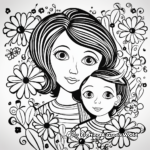 Mother's Day Special Coloring Pages 1