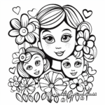 Mother's Day Special Coloring Pages 3