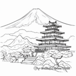 Mount Fuji Coloring Pages 4