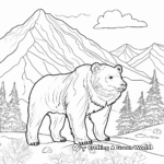 Mountain Wildlife Coloring Pages 3