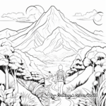 Mountain Wildlife Coloring Pages 4