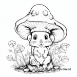 Mouse in a Fairy Tale: Magical Mouse Coloring Pages 2