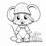 Mouse in a Fairy Tale: Magical Mouse Coloring Pages 3
