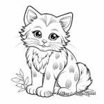 Multi-colored Ragdoll Cat Coloring Pages 3