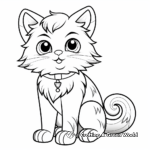 Multi-colored Ragdoll Cat Coloring Pages 4