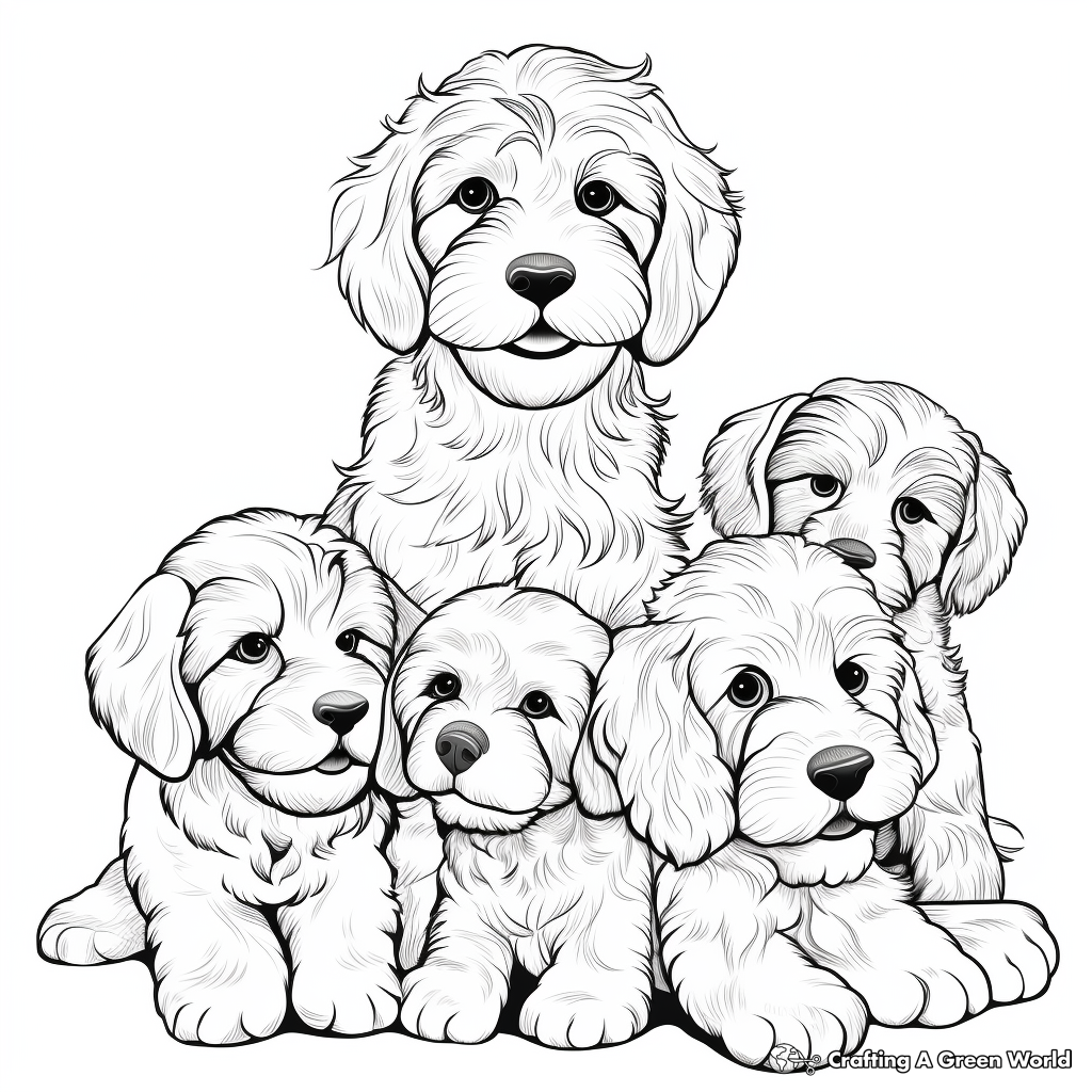 Cockapoo Coloring Pages Free Printable 