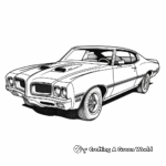 Muscle Car Coloring Pages for Car Enthusiasts 2