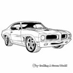 Muscle Car Coloring Pages for Car Enthusiasts 3
