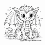 Mystical Dragons Pixel Coloring Pages 2