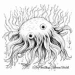 Mystical Selkie Sea Beast Coloring Pages 1