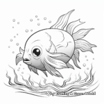 Mystical Selkie Sea Beast Coloring Pages 2