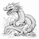 Mythical Basilisk Coloring Pages for Fantasy Lovers 1