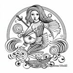 Mythical Greek Aquarius Coloring Pages 1