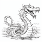 Mythical Sea Serpent Coloring Pages 3