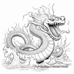 Mythical Sea Serpent Coloring Pages 4