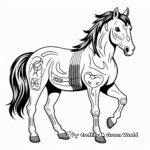 Native American Horse Coloring Pages 1