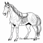 Native American Horse Coloring Pages 2