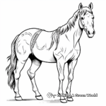 Native American Horse Coloring Pages 4