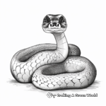 Natural Python Snake Coloring Pages for Nature Lovers 2