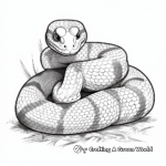 Natural Python Snake Coloring Pages for Nature Lovers 3