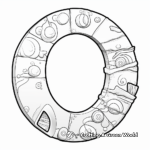 Nautical Ocean-Themed Letter O Coloring Pages 1