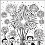 New Year's Firework Extravaganza Coloring Pages 4